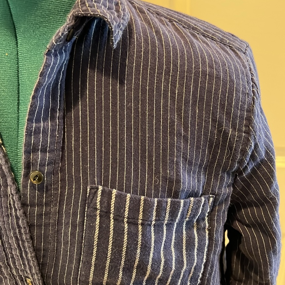 Madewell Pin Stripe Shirt - Picture 7 of 15